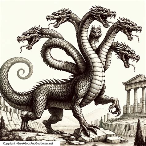 greek nine headed monster|The Lernaean Hydra: Nine